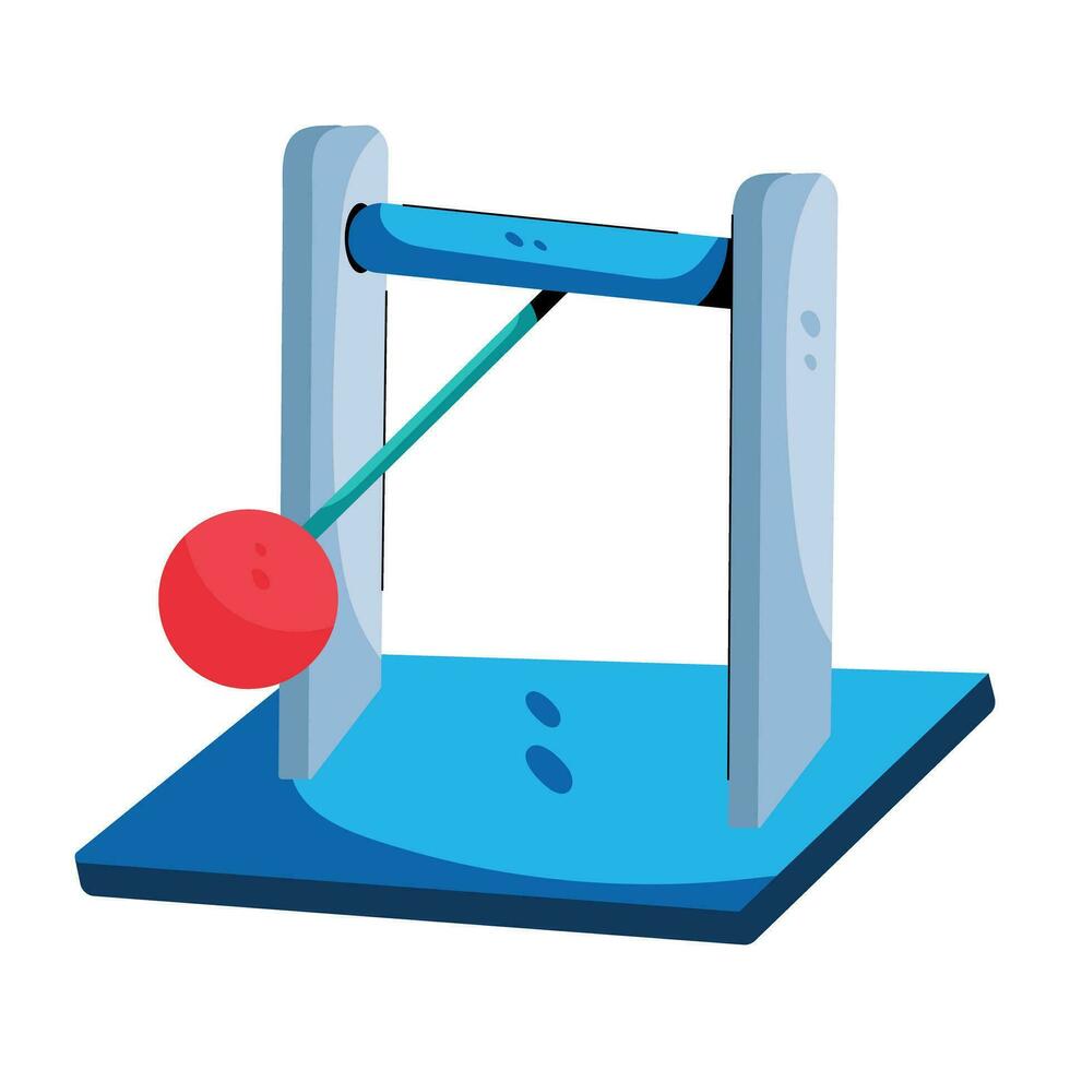 Trendy Cradle Ball vector