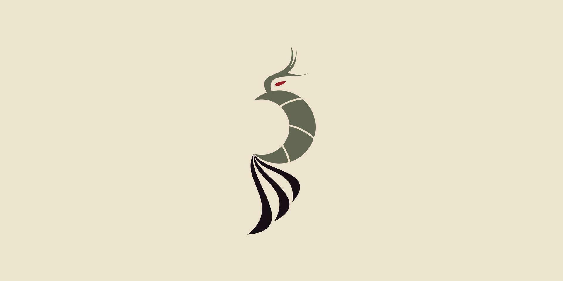 bird logo design with modern concept vector
