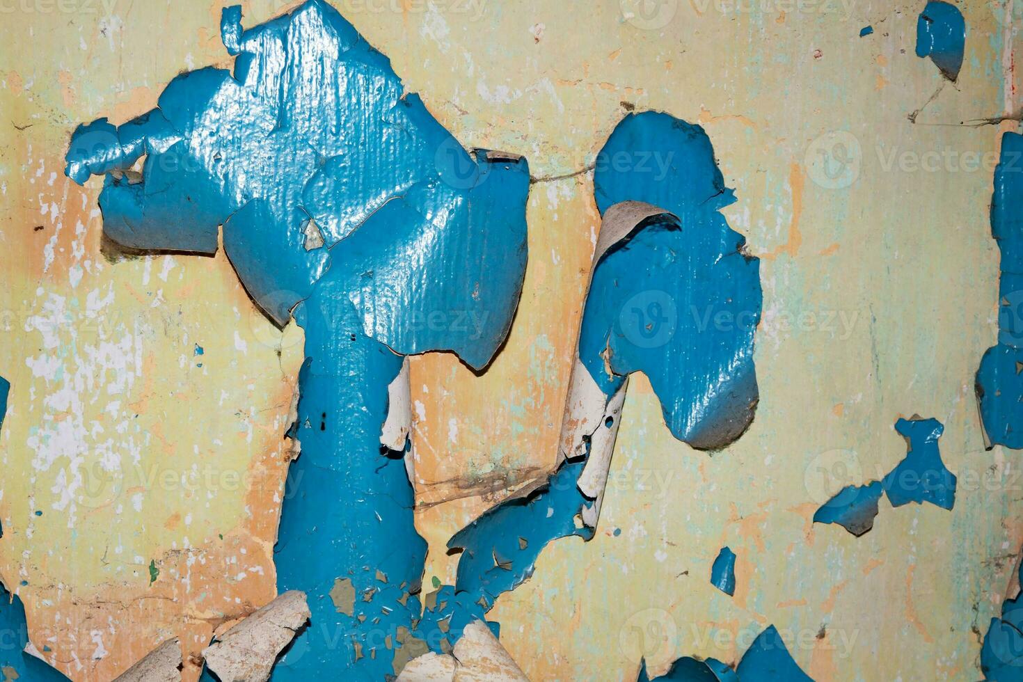 Cracked and abstract grunge texture. Aged material surface backdrop. Weathered effect pattern. Old and dirty background. photo