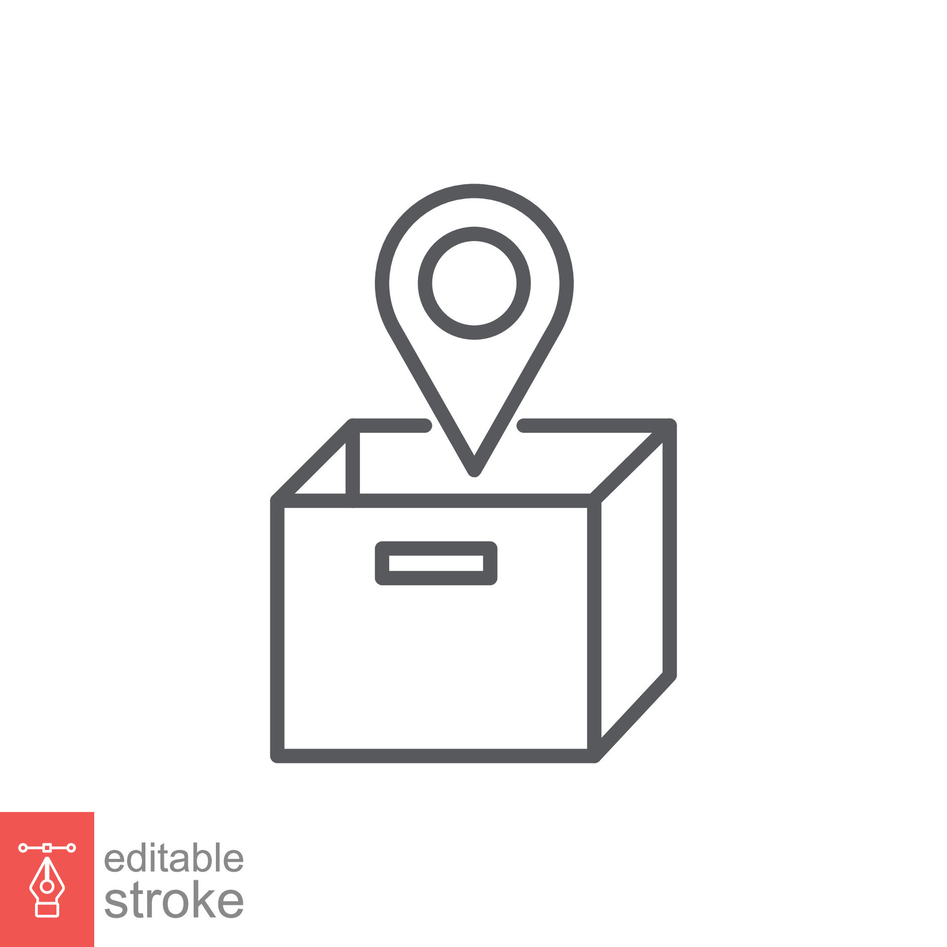 tienda orden entrega icono sencillo contorno estilo recoger arriba tienda orden entrega icono sencillo contorno estilo recoger arriba