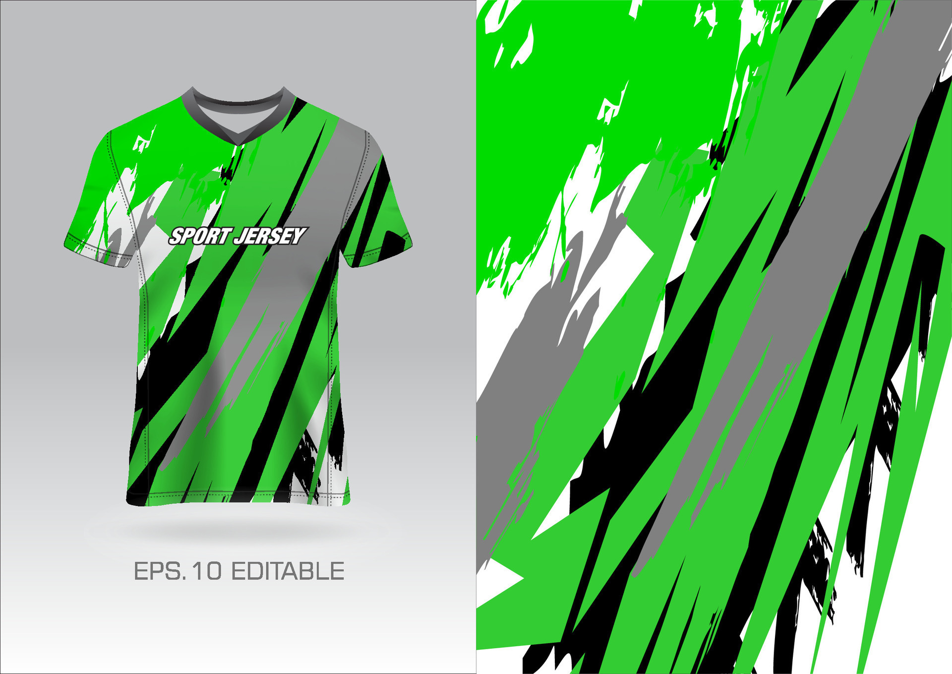 sport grunge tshirt mock up design for extreme team jersey, racing