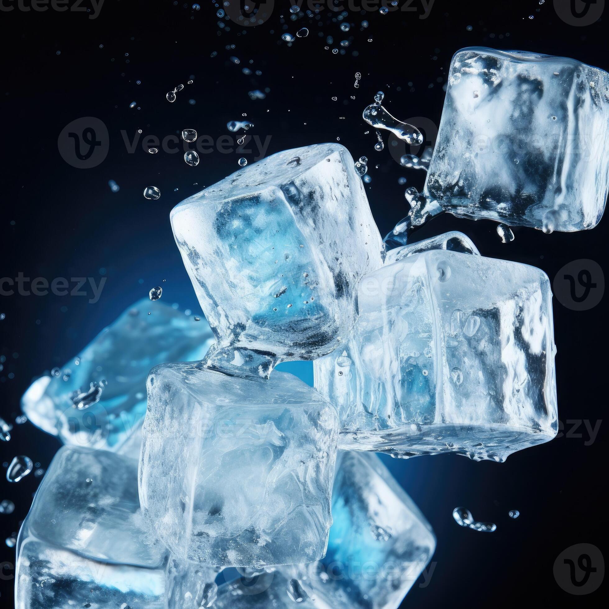 Ice cubes background, ice cube texture, ice wallpaper It makes me feel  fresh and feel good. In the summer, ice and cold drinks will make us feel  relaxed, Made for beverage business.