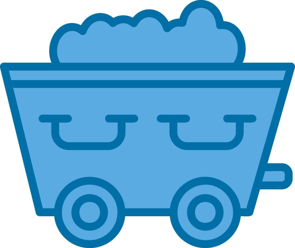 Trolley Vector Icon Design