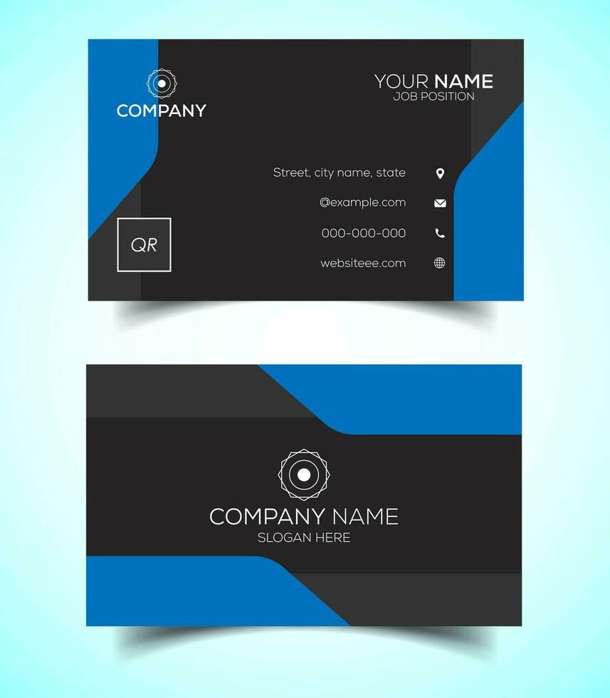 Creative and modern corporate business card template vector