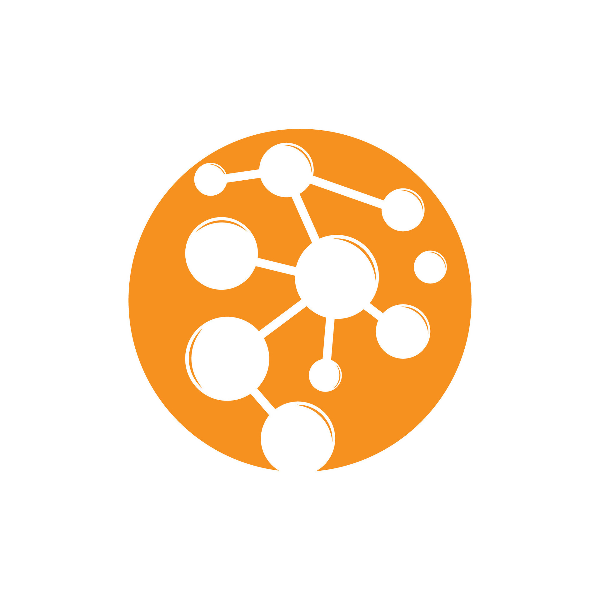 Neuron Logo, Cel Dna Network Vector, And Particle Technology, Simple