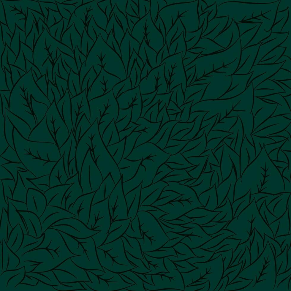 Leaf pattern. Tropical leaf Wallpaper. Seamless leaf pattern. Hand drawn leaf outline design for fabric , print, cover, banner and invitation, Vector illustration. Green leaf background.