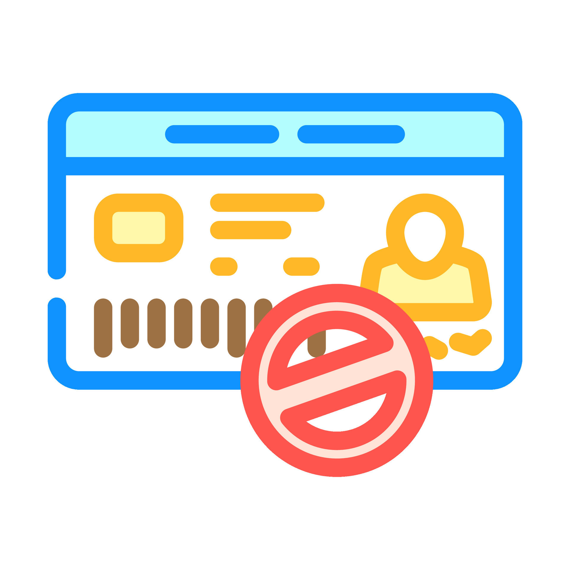 Chat delete color icon vector illustration 25446768 vector art at vecteezy