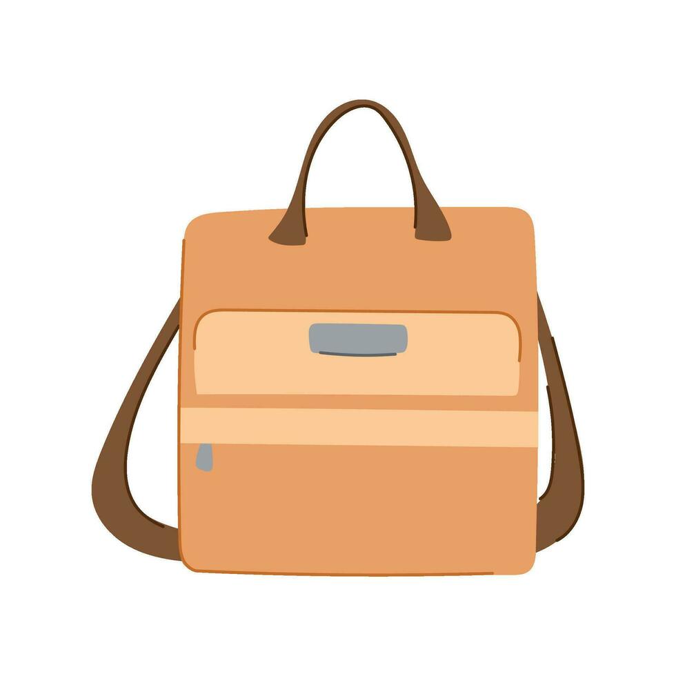 fashion laptop bag cartoon vector illustration