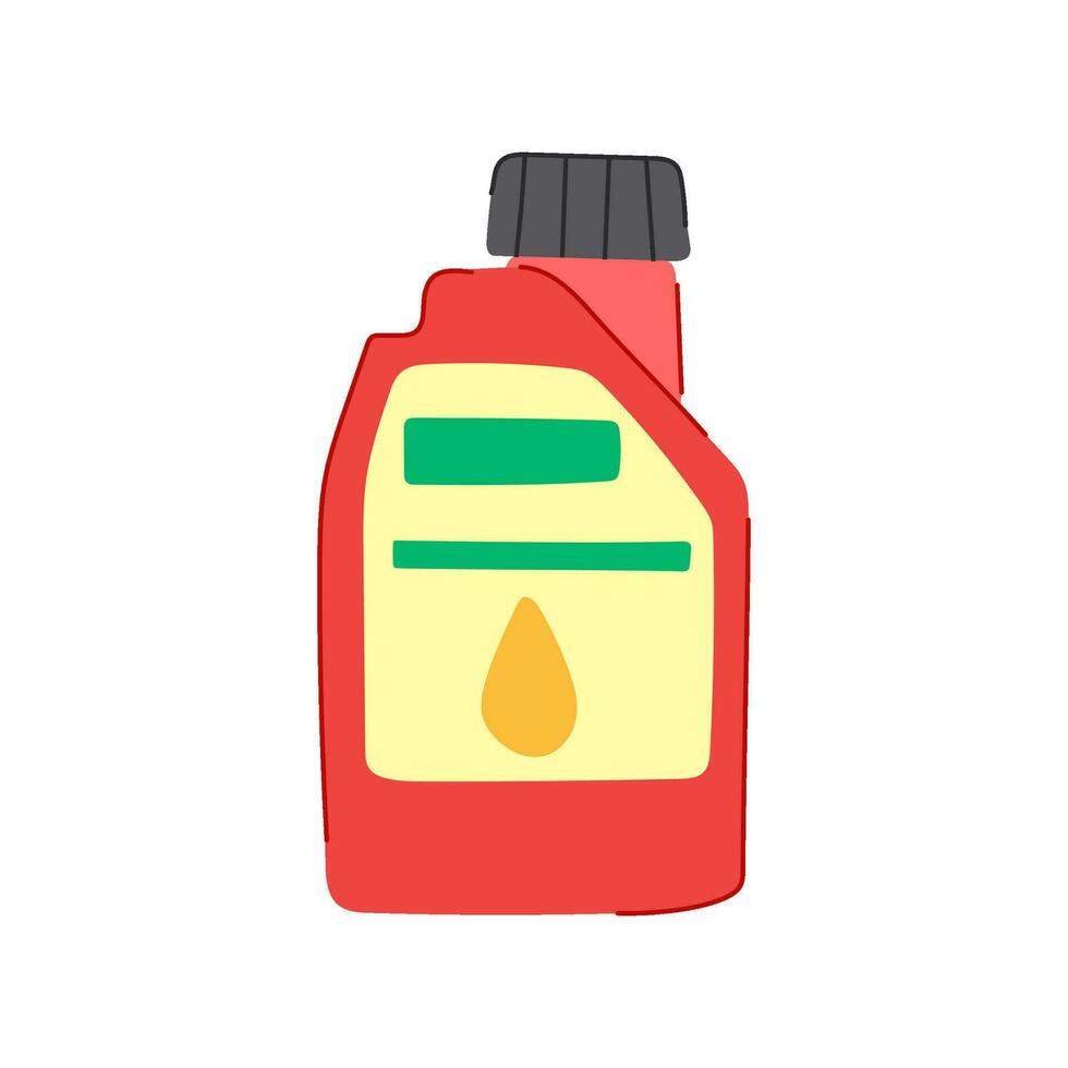 lubricant motor oil cartoon vector illustration