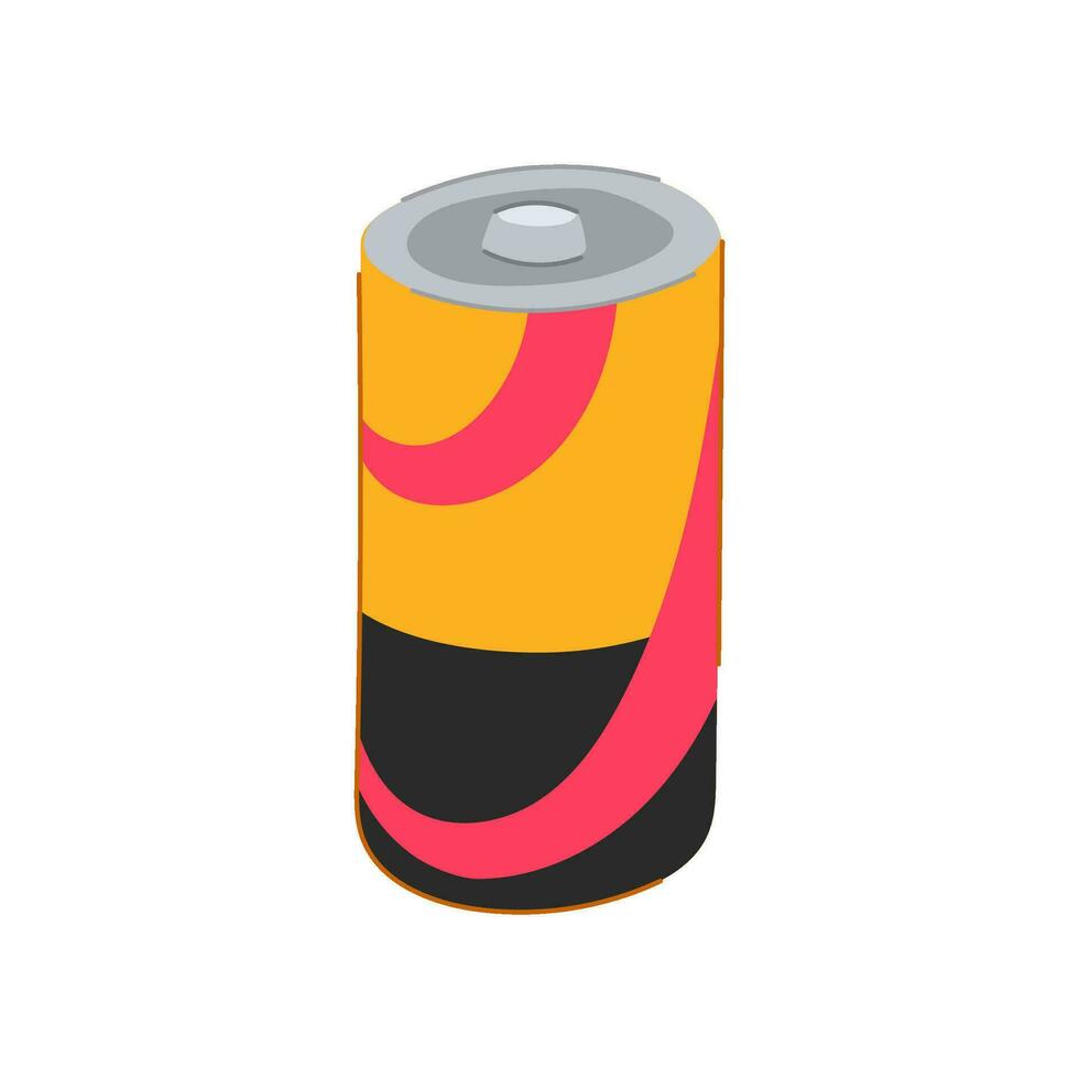 símbolo batería energía dibujos animados vector ilustración