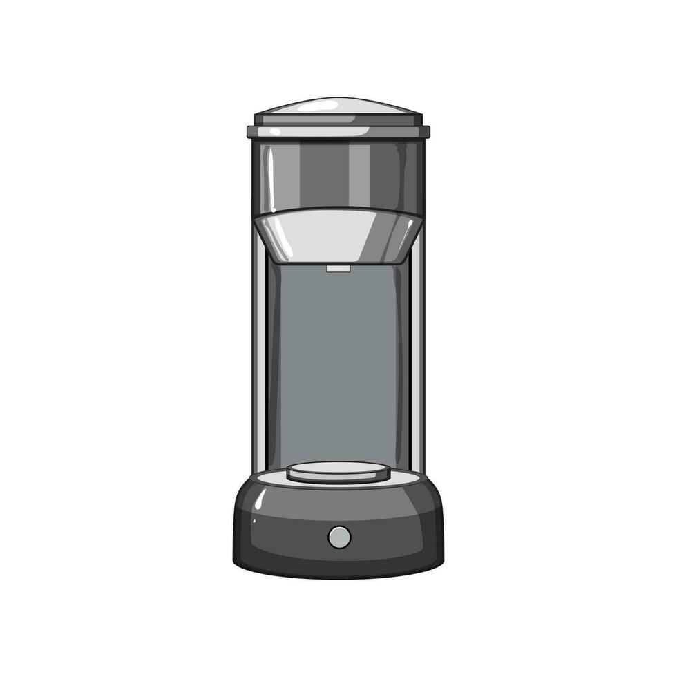 aroma capsule coffee maker cartoon vector illustration