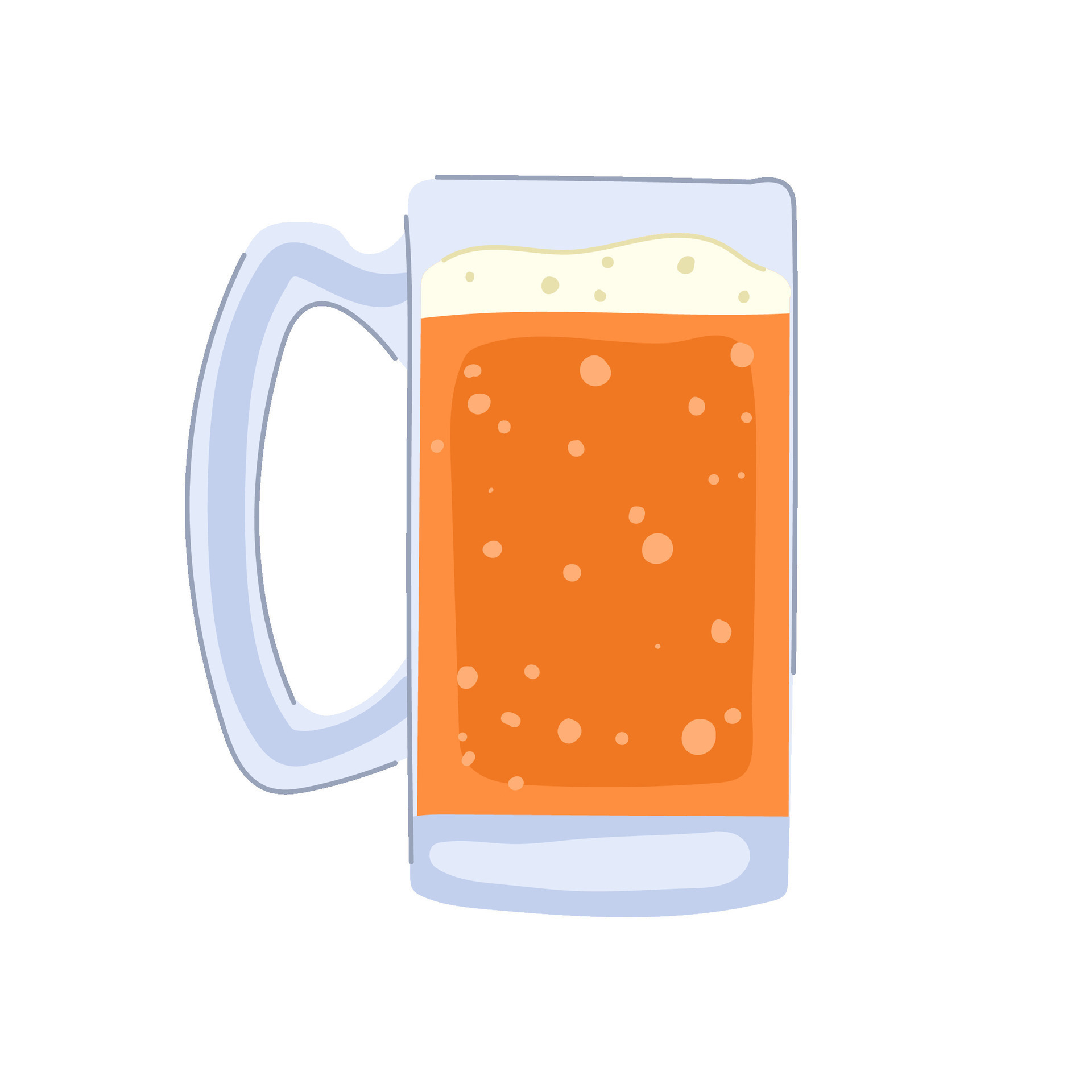 drink beer glass cartoon vector illustration 25447087 Vector Art at Vecteezy