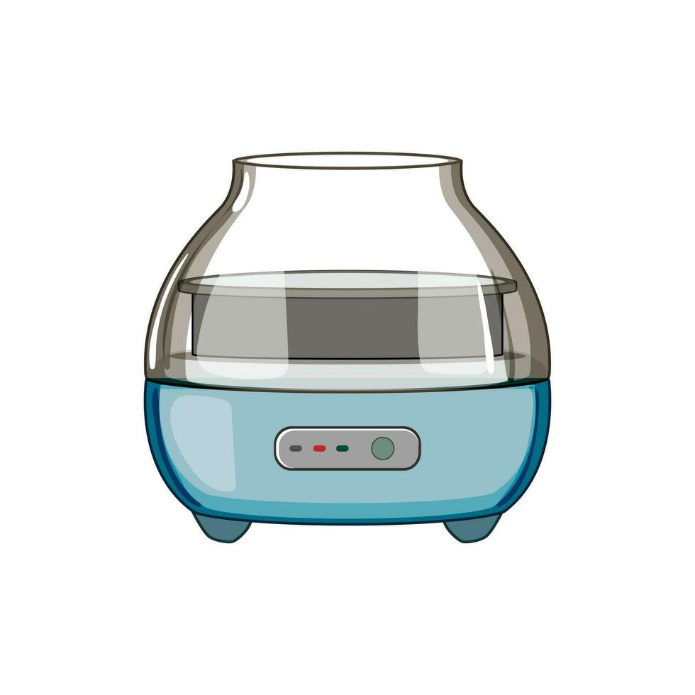 milk yogurt maker cartoon vector illustration