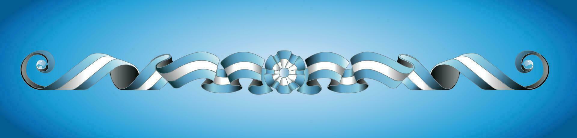 argentine flag fileteado porteno argentine design canvas painting vector