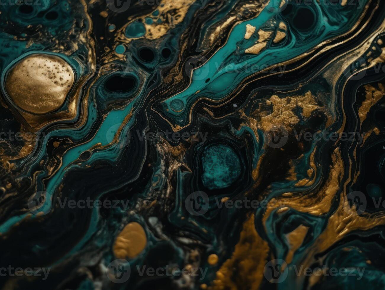 Bright fluid marble paint pattern Dynamic liquid shapes background created with technology photo