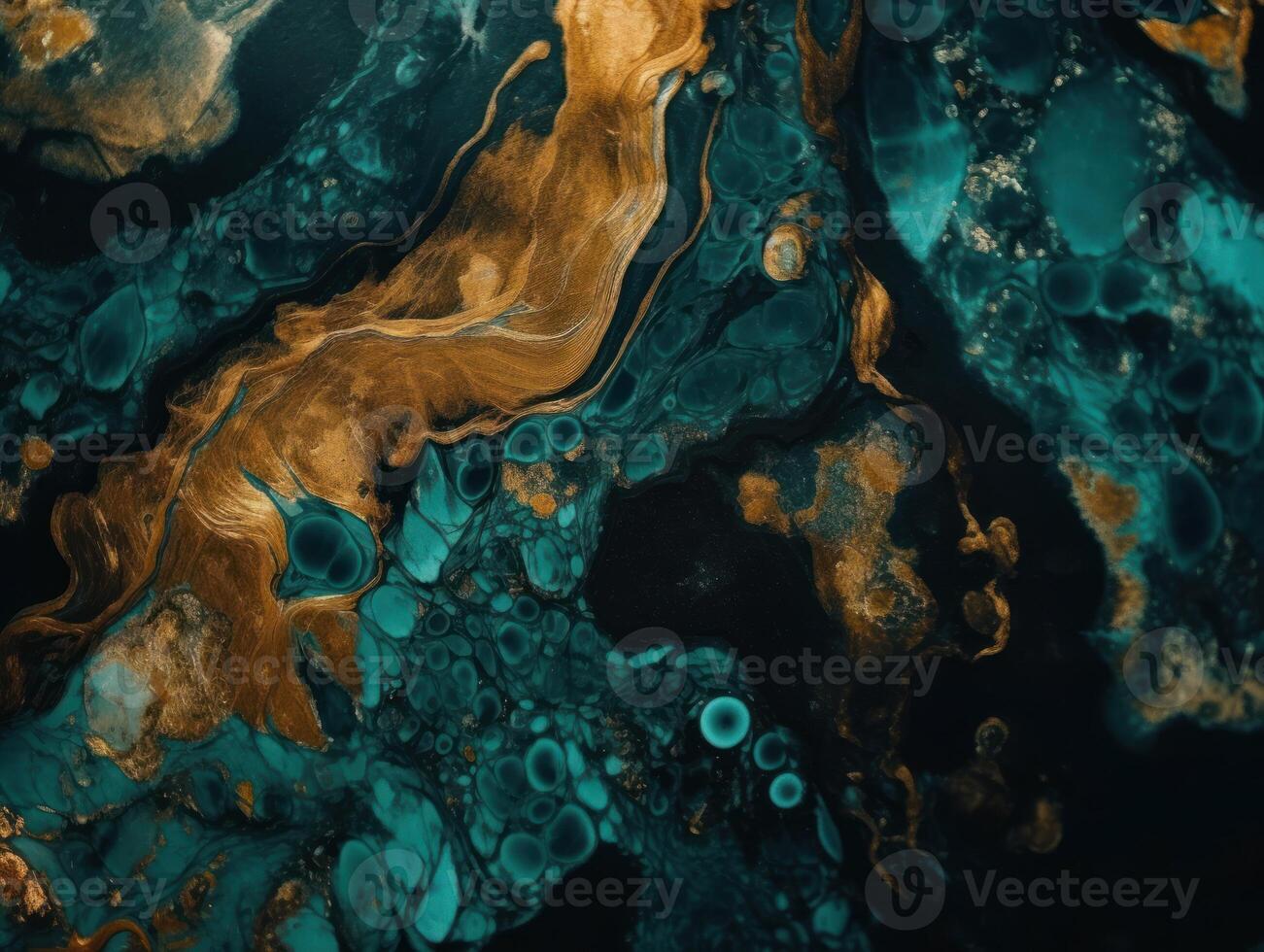 Bright fluid marble paint pattern Dynamic liquid shapes background created with technology photo