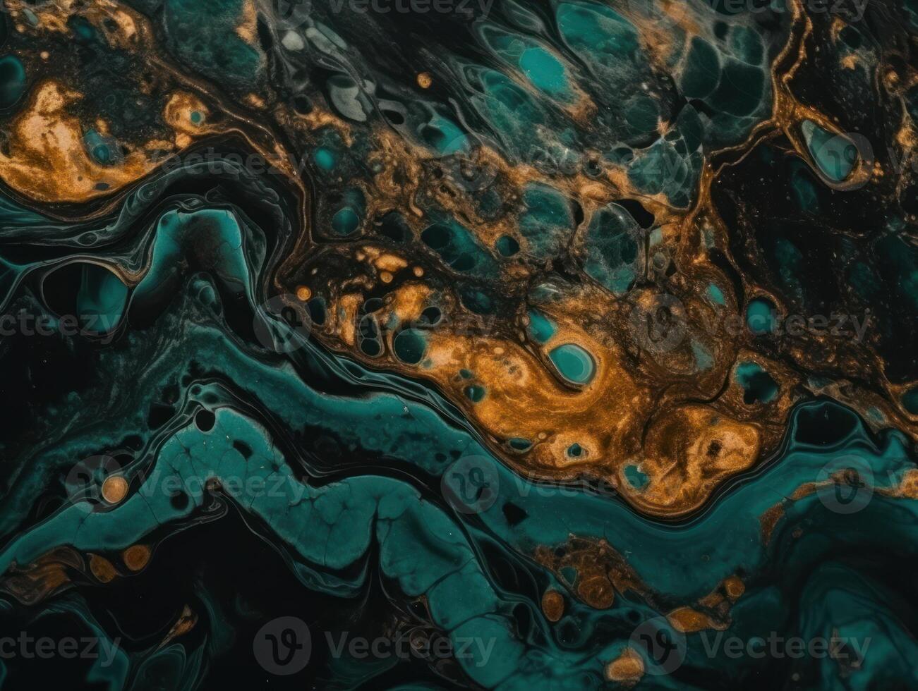 Bright fluid marble paint pattern Dynamic liquid shapes background created with technology photo