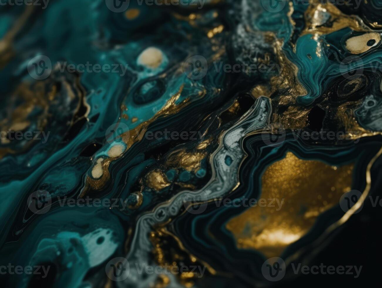 Bright fluid marble paint pattern Dynamic liquid shapes background created with technology photo