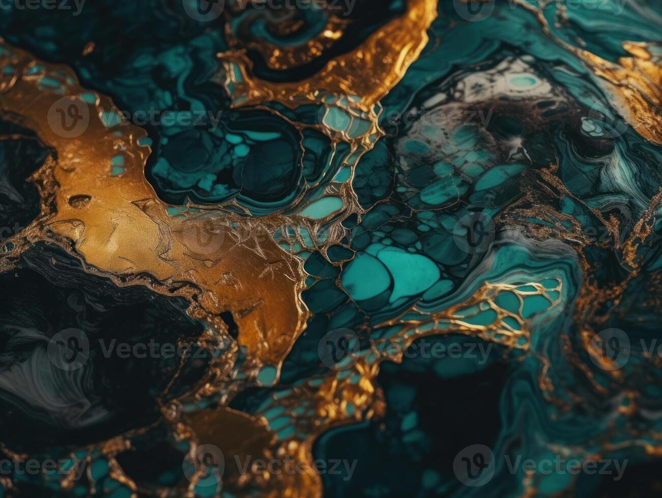 Bright fluid marble paint pattern Dynamic liquid shapes background created with technology photo