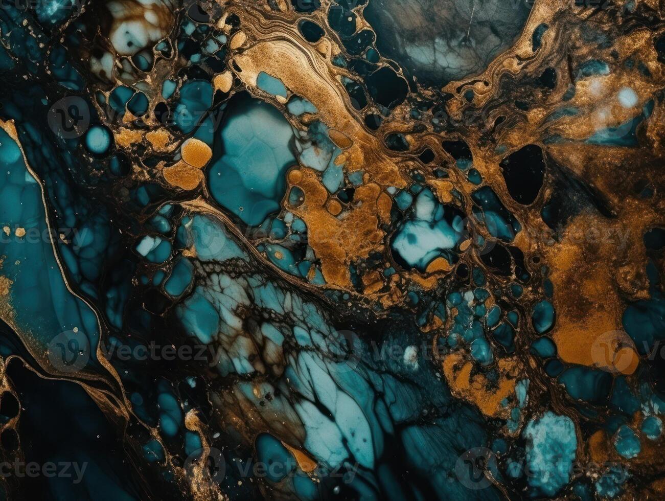 Bright fluid marble paint pattern Dynamic liquid shapes background created with technology photo