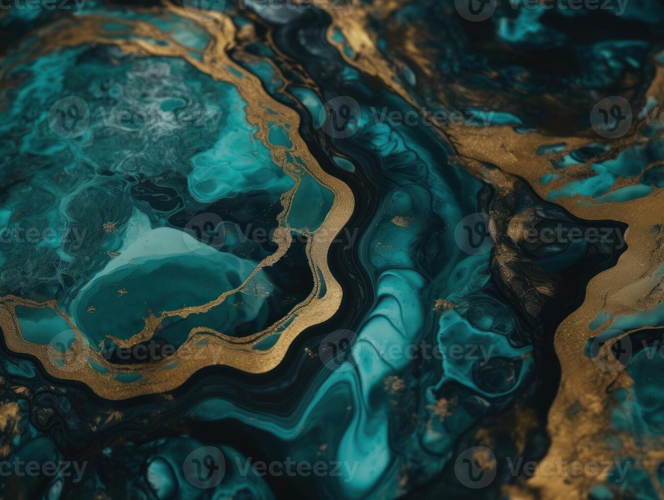 Bright fluid marble paint pattern Dynamic liquid shapes background created with technology photo