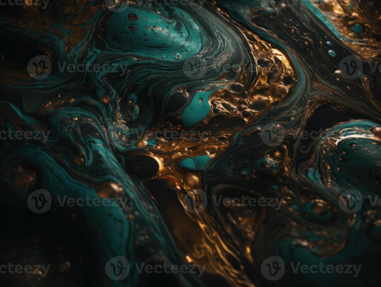 Bright fluid marble paint pattern Dynamic liquid shapes background created with technology photo