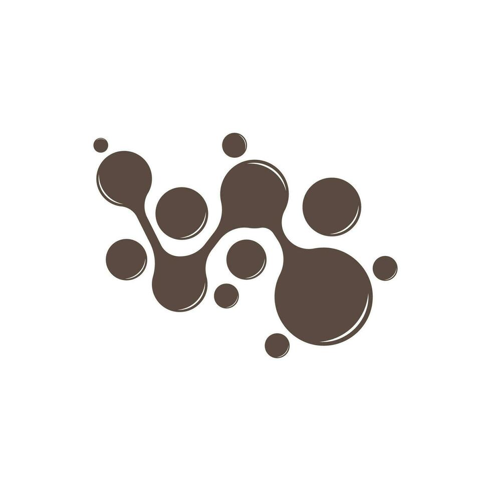 Neuron Logo, Cel Dna Network Vector, And Particle Technology, Simple Illustration Template Design vector