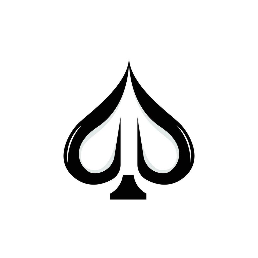 Casino Poker Vintage Logo, Vector Diamonds, Ace, Hearts And Spades, Poker Club Gambling Game Design