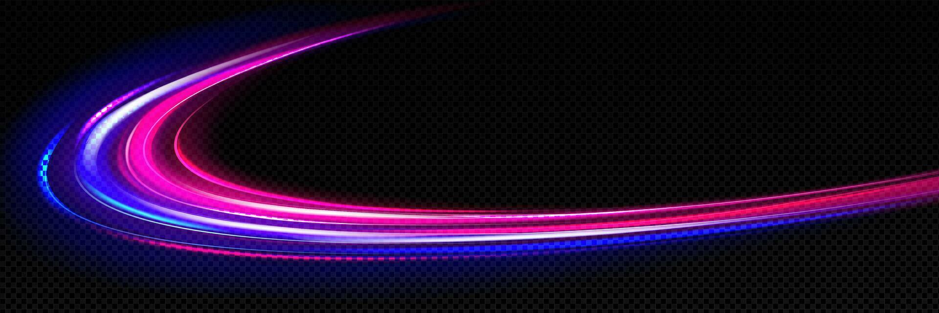 Abstract high speed light effect vector