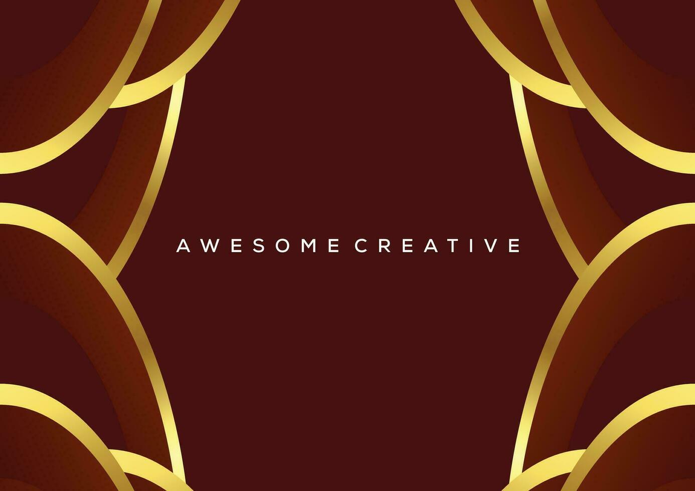 brown with luxury line abstract background vector