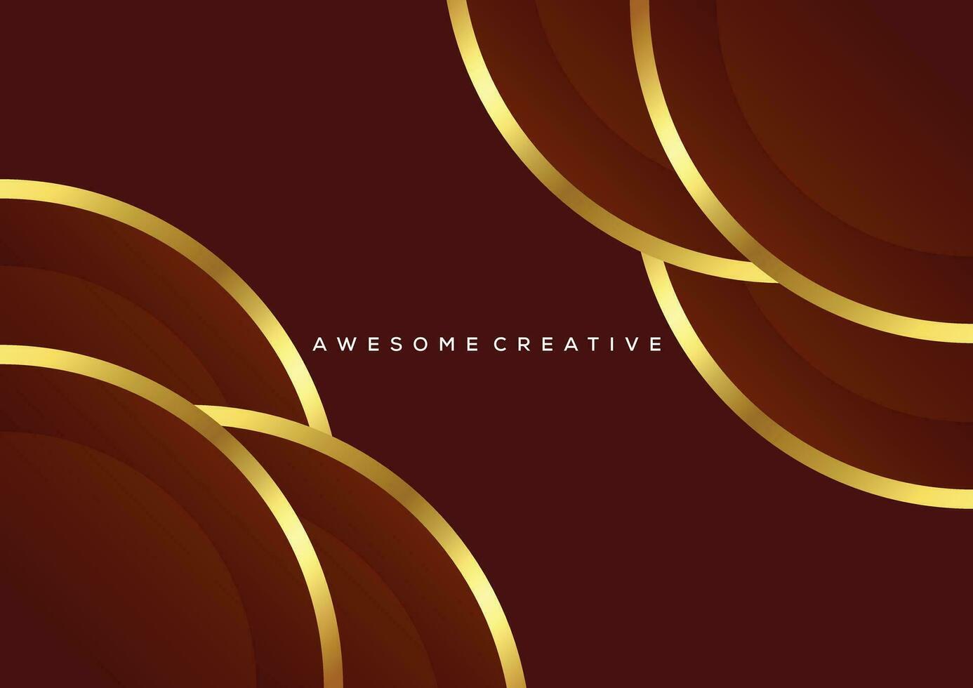 brown with luxury line abstract background vector