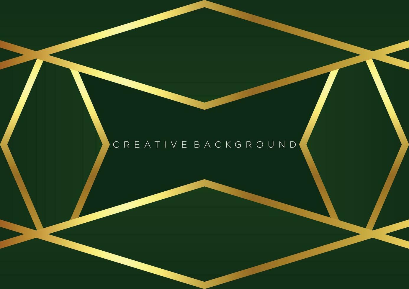 dark green with luxury line abstract background vector