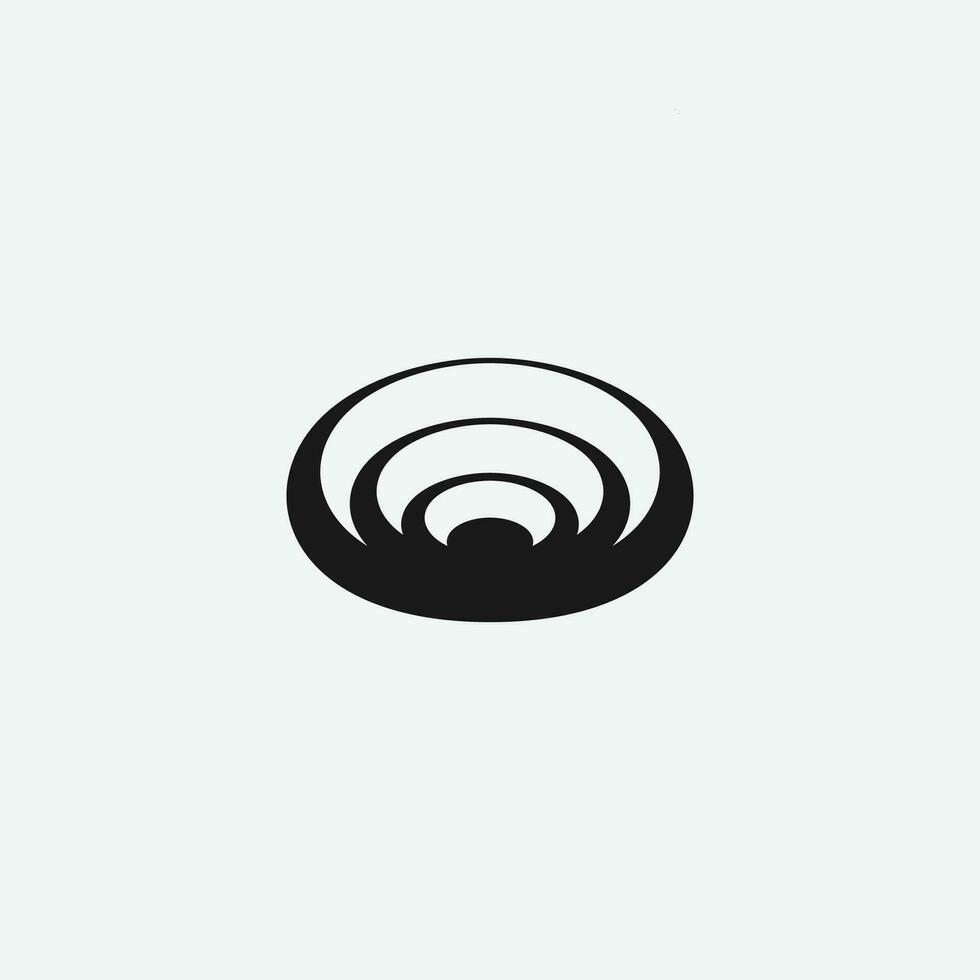 oval shape logo vector