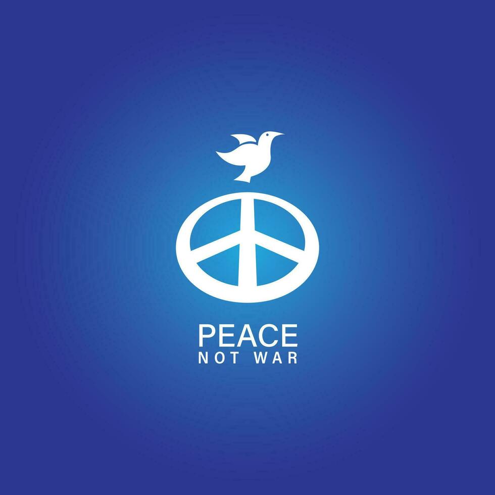 peace logo vector