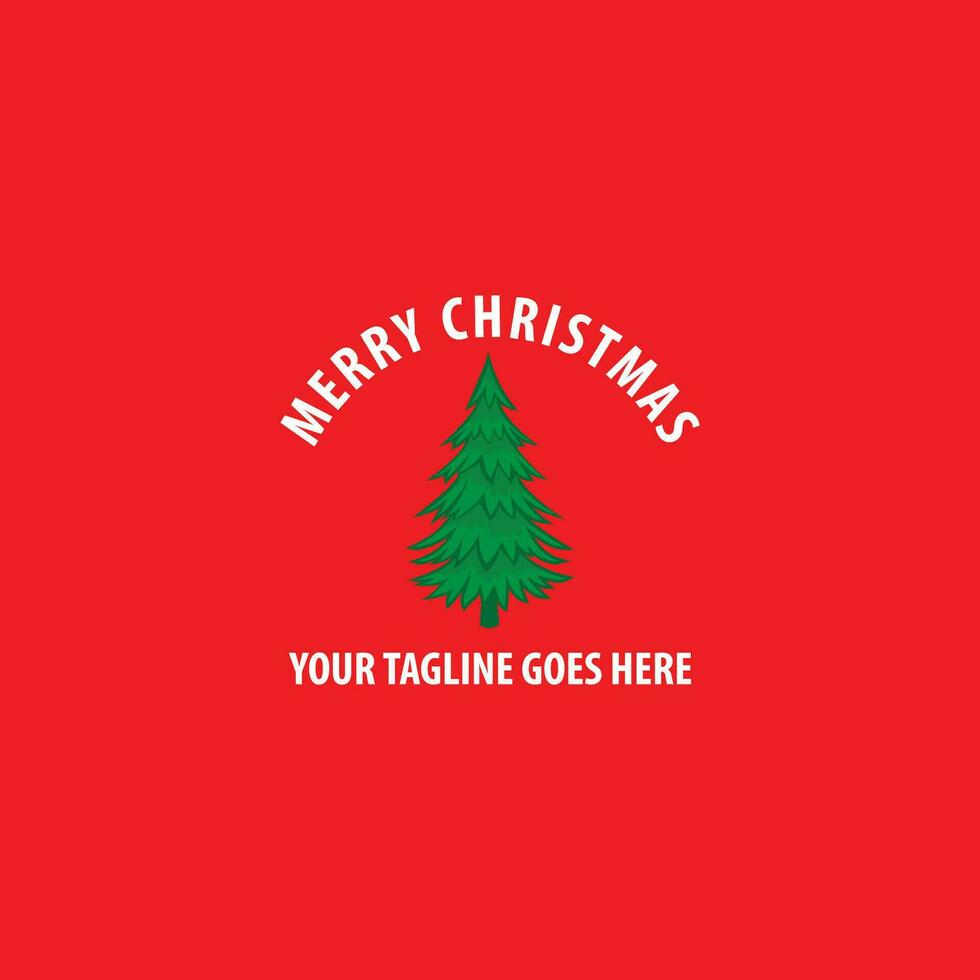 alegre Navidad logo vector