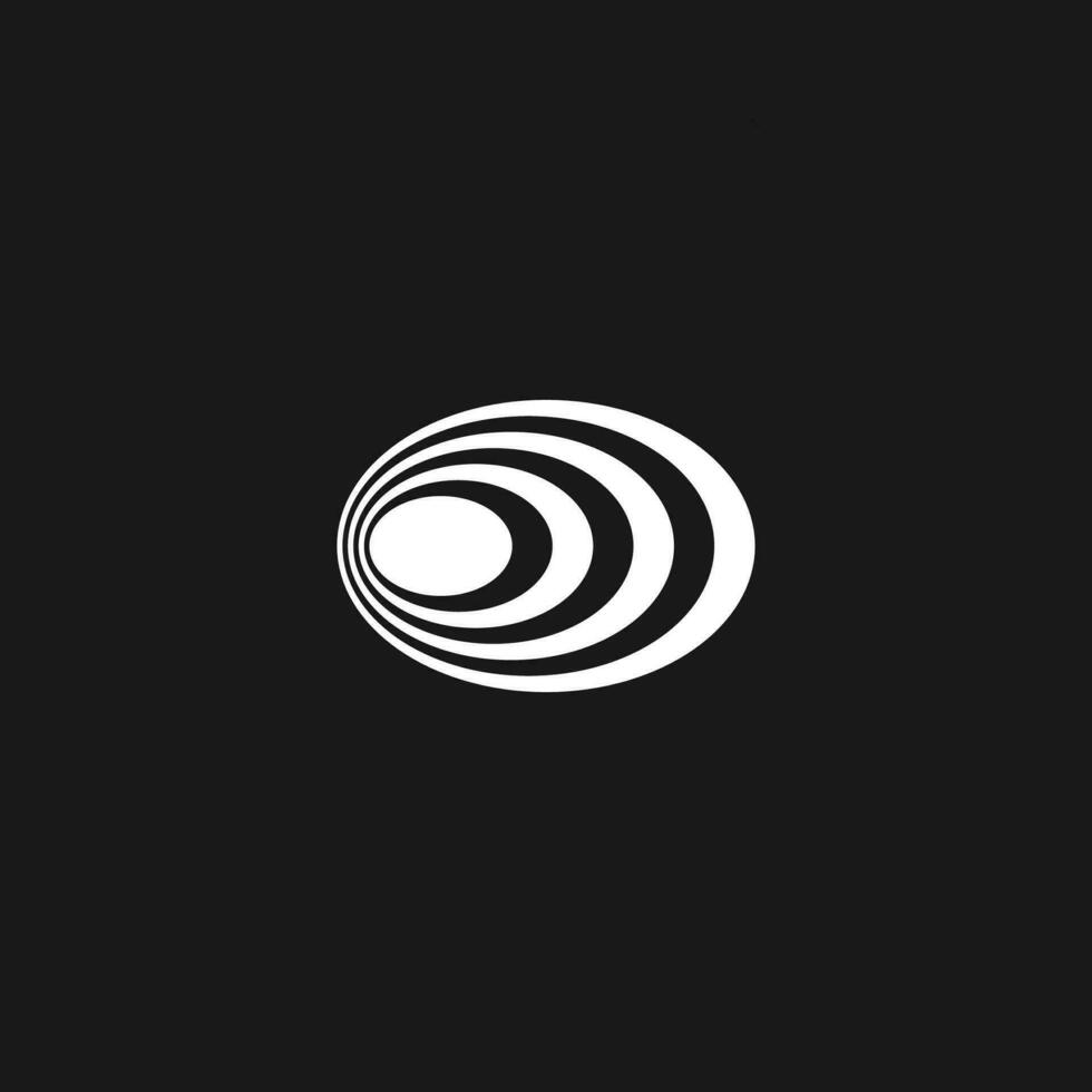 oval shape logo vector