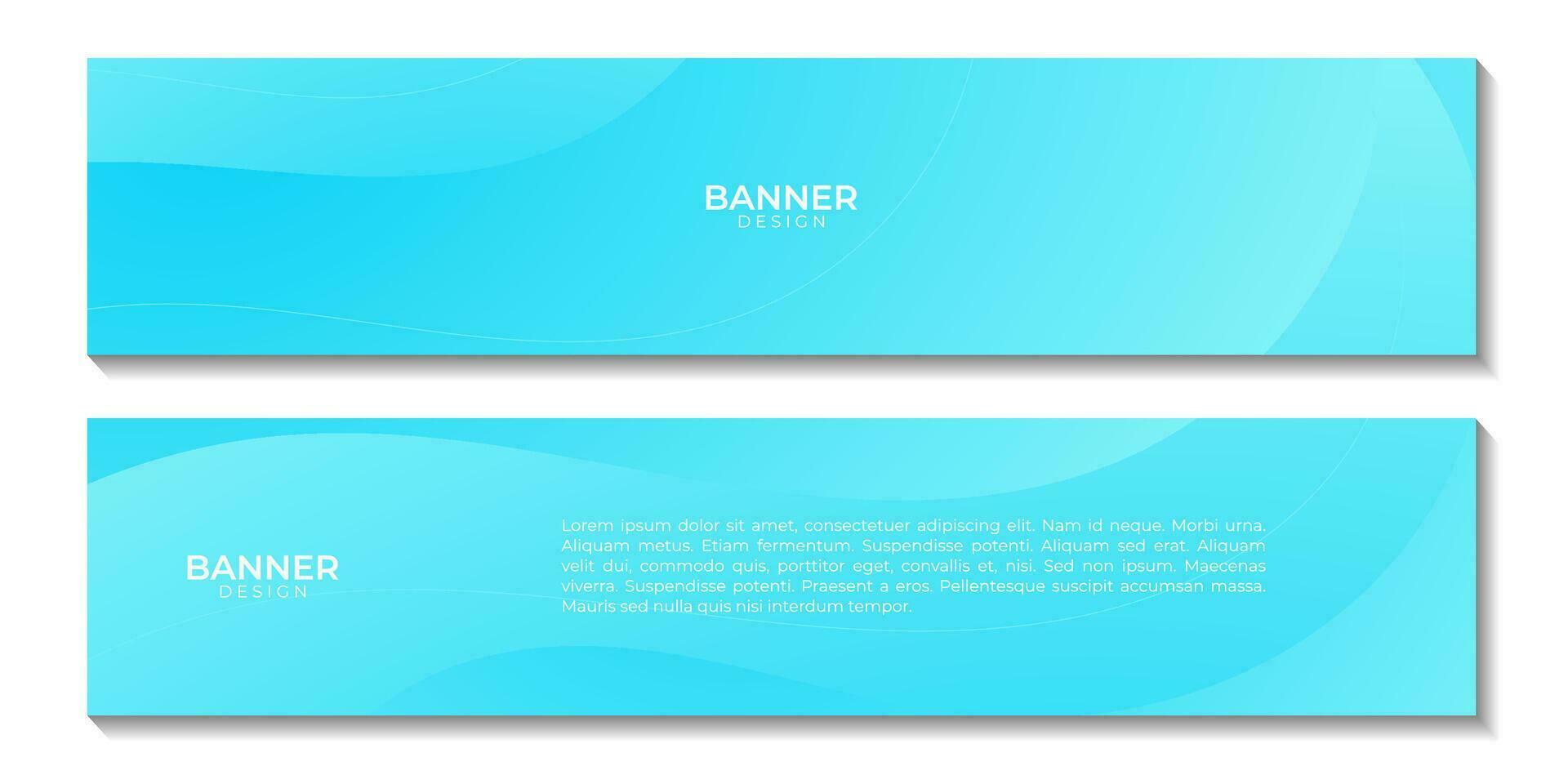 abstract blue sky banners background for business vector