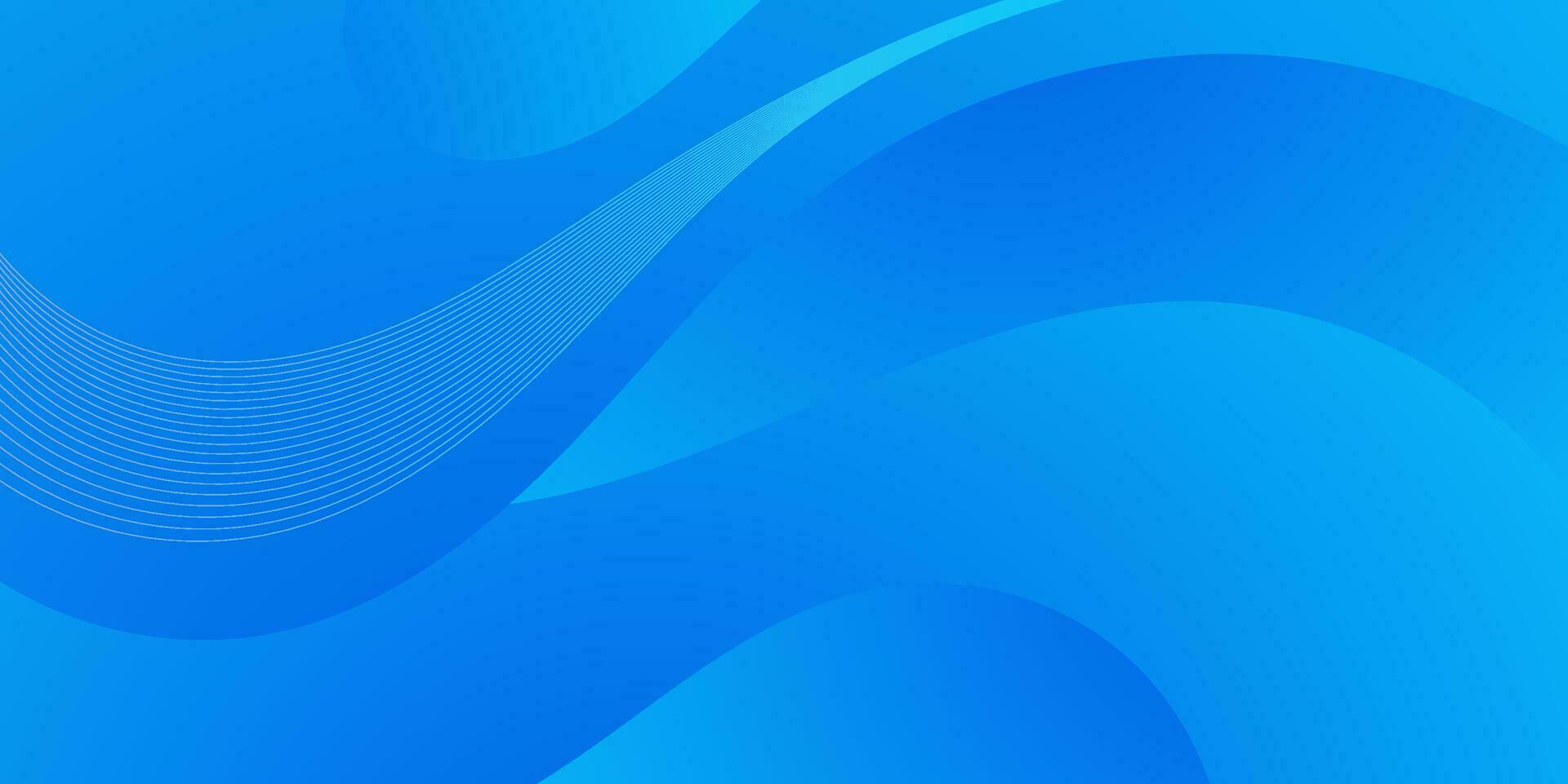 blue wave abstract gradient background vector