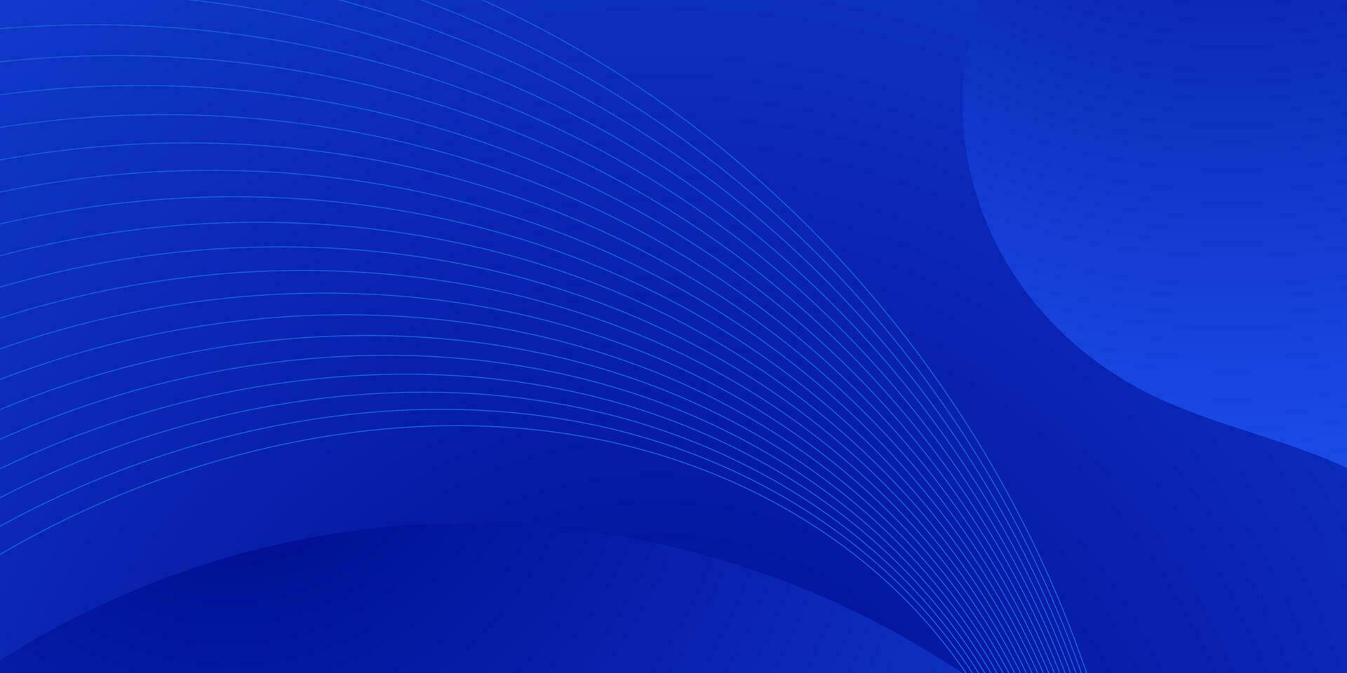 blue wave abstract gradient background for business vector