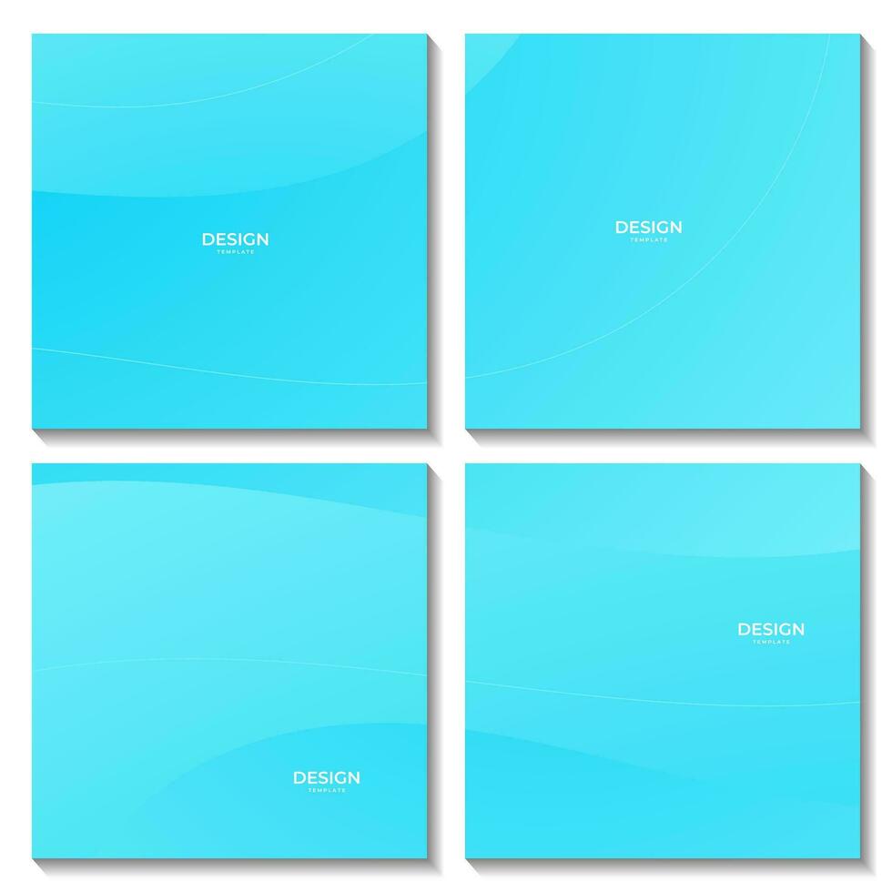 abstract squares blue sky background for business vector