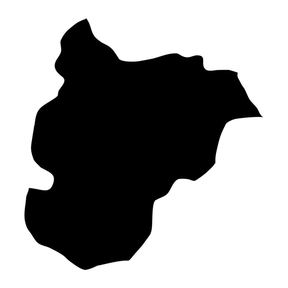 Bilecik province map, administrative divisions of Turkey. Vector illustration.