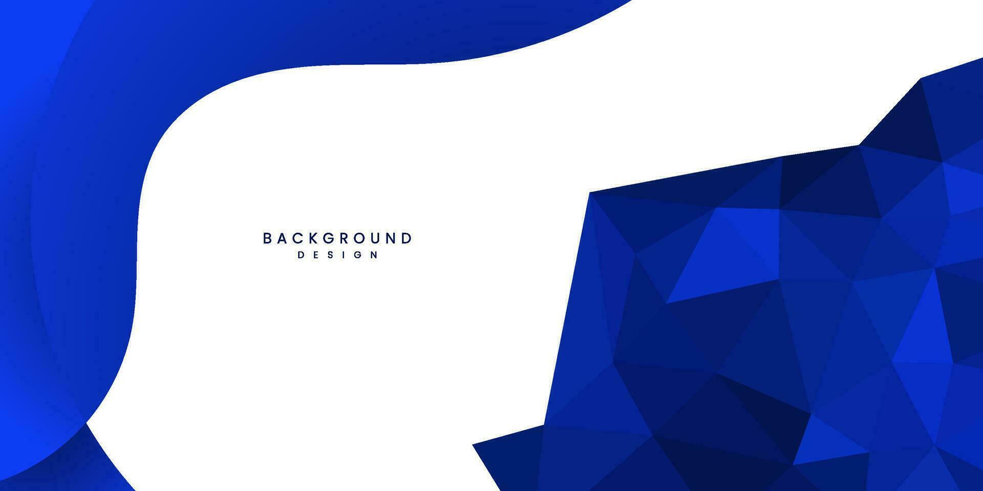 blue abstract background for business presentation vector