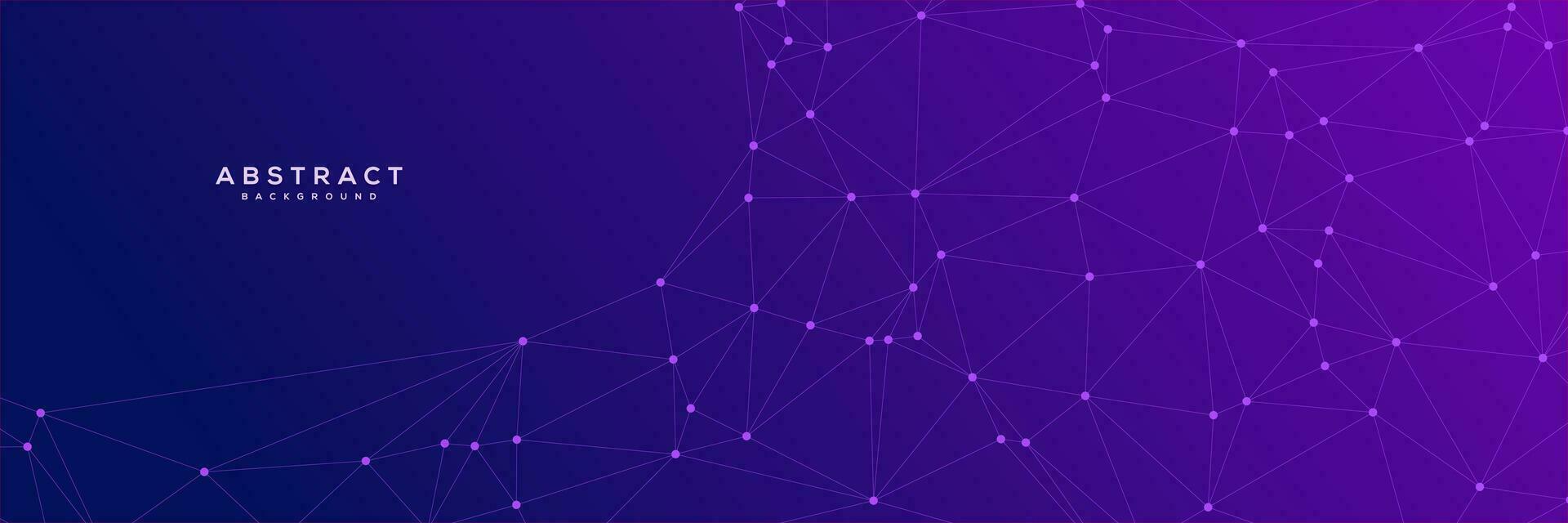 purple background with lots of light spots and molecular vector