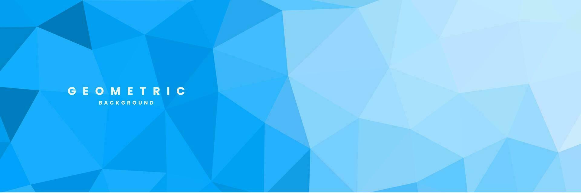 abstract blue background with triangles vector
