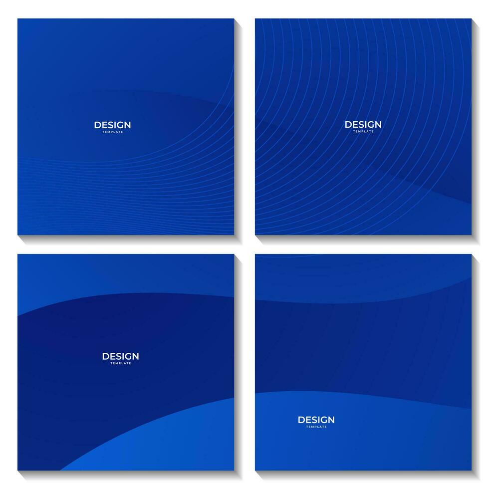 abstract dark blue wave background vector