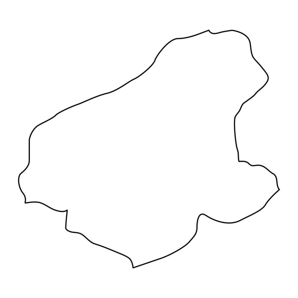 Karabuk province map, administrative divisions of Turkey. Vector illustration.