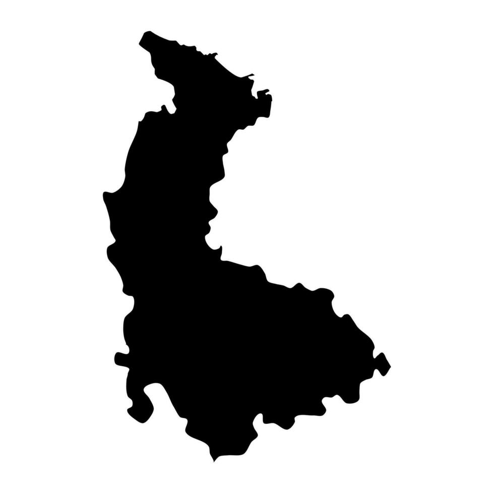 Olomouc region administrative unit of the Czech Republic. Vector illustration.