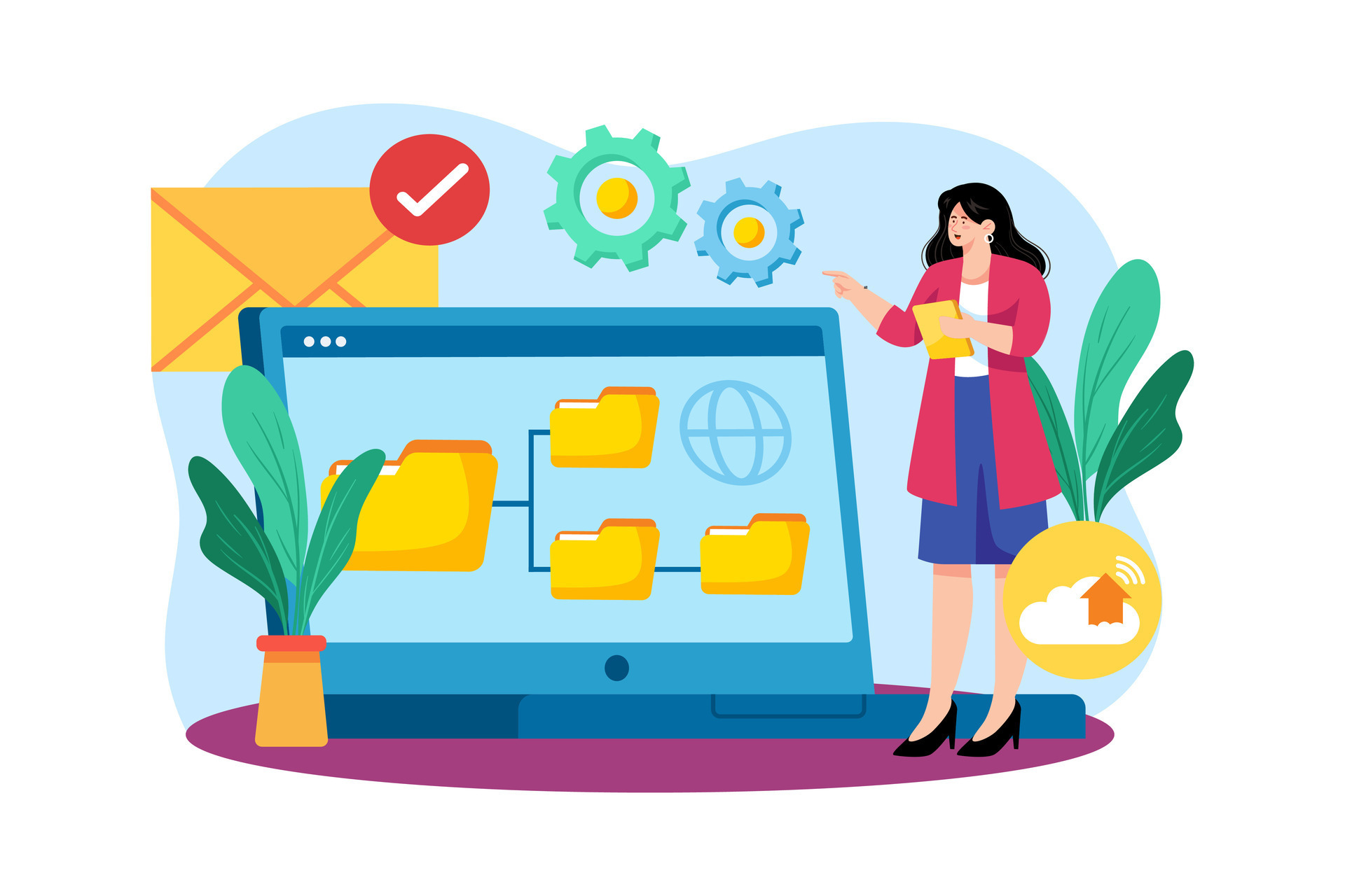 Email Service Allows Users To Create And Manage Folders For Email email-service-allows-users-to-create-and-manage-folders-for-email