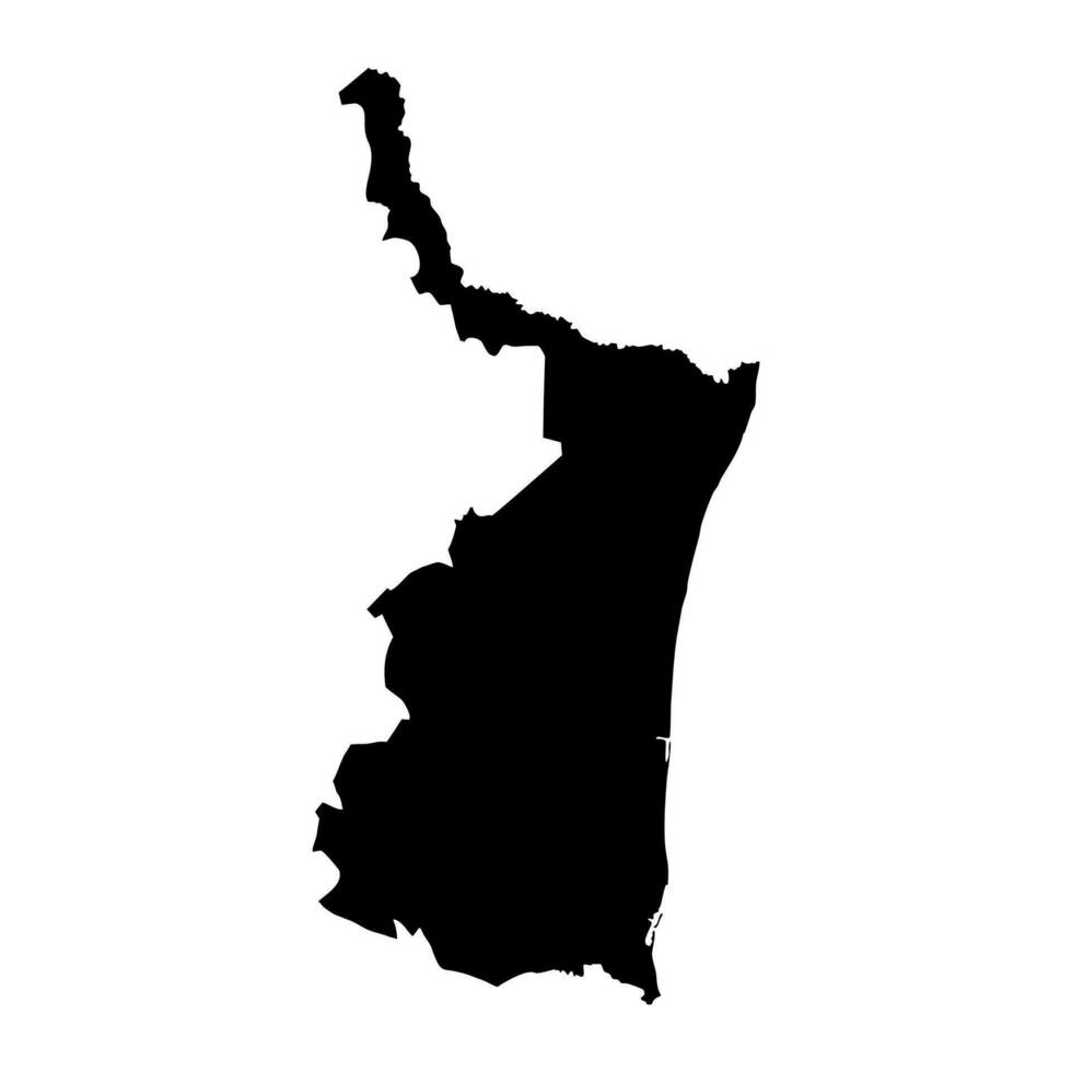 Tamaulipas state map, administrative division of the country of Mexico. Vector illustration.