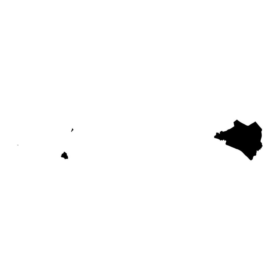 colima estado mapa, administrativo división de el país de México. vector ilustración.